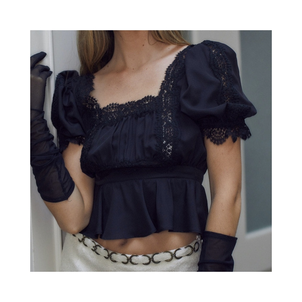 Stone Cold Fox Joni Blouse, 100% silk